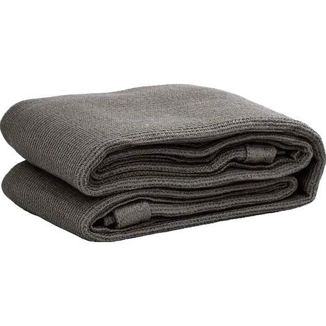 Esterilla para tienda de campaña, resistente al agua, material duradero, gris oscuro. (1/2)