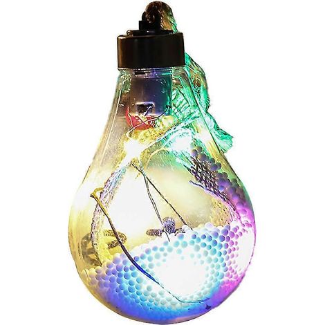 Ornements de fête décoration led boule de Noël transparente pendentif cadeau boule creuse fête (1/5)