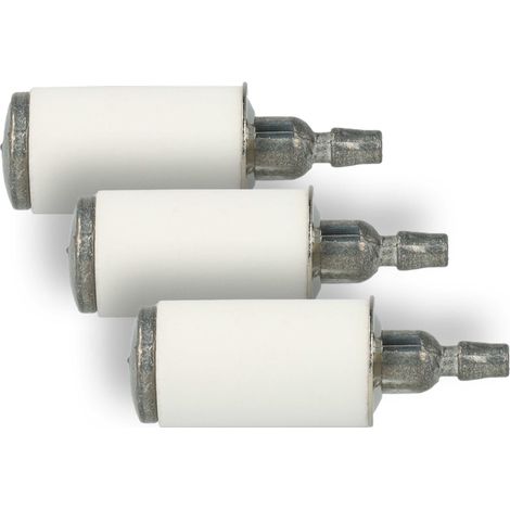 vhbw 3x Kraftstofffilter kompatibel mit Husqvarna 125R, 128LD, 128L, 128CD, 281, 281XP Gartengeräte z.B. Motorsäge, Motorsense