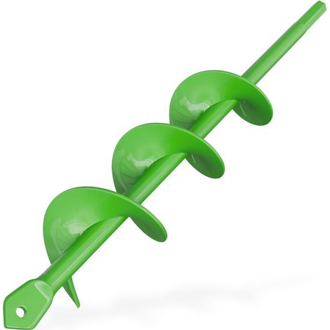 40 mm × 220 mm - Foret de jardin pour perceuse - Outil de creusement pour planter et percer - Foret hélicoïdal sans fil pour planter et percer (1/5)