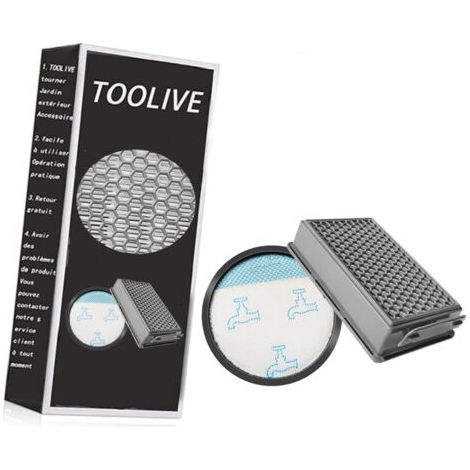 Lot de filtres HEPA de rechange pour aspirateur Rowenta Compact Power XXL RO4811EA RO4871EA RO4855EA RO4826EA-