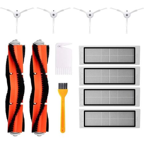 Ensemble d'accessoires pour aspirateur robot 12 pièces, compatible avec Xiaomi Roborock s50/s51, multicolore (1/5)