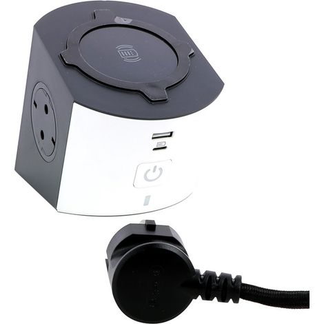 Base multiple elec induccion corner revolution legrand bl/ne (1/2)