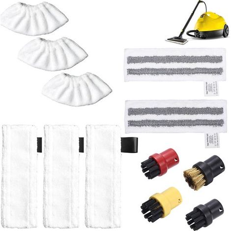 Juego de accesorios compatible con Kärcher Easyfix SC2，SC3，SC4 y SC5，12 piezas，Paños de microfibra de repuesto，Almohadilla para mopa (1/5)