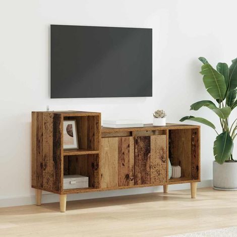TV-Schränk Altholz 100 x 35 x 55 cm Holzwerkstoff