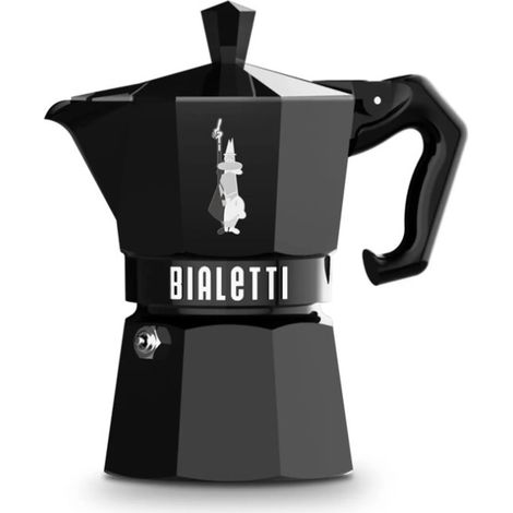 Caffettiera italiana nera da 3 tazze - 0009065 - Bialetti