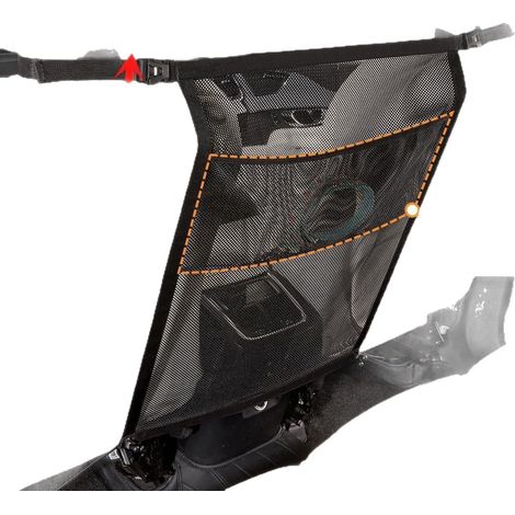 Grille de séparation pour chien avec poches de rangement