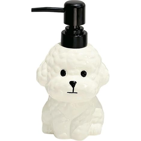 Distributeur de savon liquide 400 ml, flacon - Design fonctionnel-AquaForge (1/5)