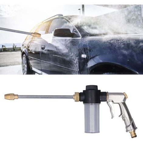 Hochdruck-Sprühpistole mit Wassertank - 6-stufige Verstellbar für Gartenbewässerung, Auto- & Bodenreinigung - Wassersparend & Ergonomisch