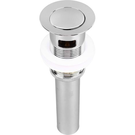 Bonde de vidange escamotable pour lavabos, bondes de salle de bain en acier inoxydable, lavabos et bondes anti-odeurs. (1/5)