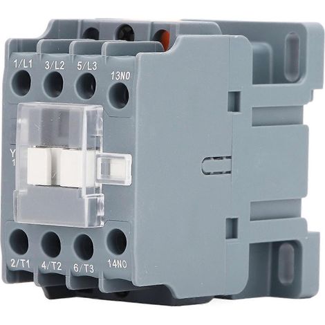 Wechselstrom-Schütz 12A, normalerweise offen, Silberlegierungskontakt, hohe Leitfähigkeit, elektrischer Schützschalter