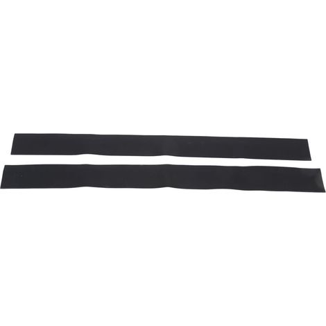 2 Pièces 25 Pouces Couvre-Fourneau Noir en Silicone Anti-Taches et Anti-Graisse pour Cuisine Professionnelle