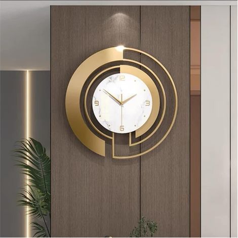Orologio da parete per soggiorno, orologio da parete per la casa, orologio decorativo da appendere al muro, orologio da parete per la hall dell'hotel (1/5)