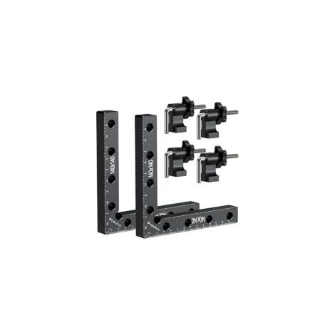Bloc de Positionnement à 90 Degrés, Pince de Fixation à Angle Droit en Alliage D'aluminium, Outils de Travail du Bois(14 cm/5,5") (1/4)