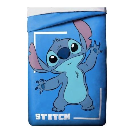 EDREDON LILO & STITCH AZUL 170X260CM GRAMAJE: 280grs. TACTO PLUMA