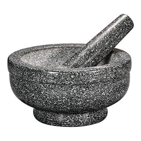 Mortier géant en granit Cilio, diamètre 21 cm, 6,5 kg