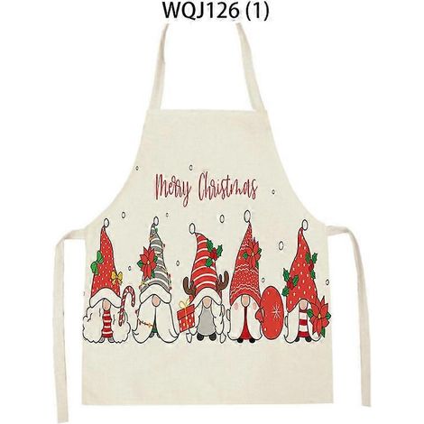 Tablier de cuisine de Noël pour femme, tablier enfant, tablier adulte à lettres, tablier personnalisé, produits d'entretien ménager, Delantal Cocina