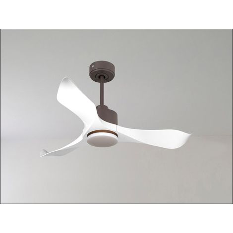 Ouray de Klassfan - Ventilateur de plafond et destratificateur moteur DC basalte pales bois blanc 45 à 55 m² OurayDC1P7Wi178 (1/5)