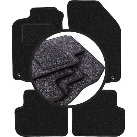 Tapis De Voiture - Polypropylène - Pour Alfa Romeo 147 Berline (2000-2010) - Anthracite - Lot De 4 (1/5)