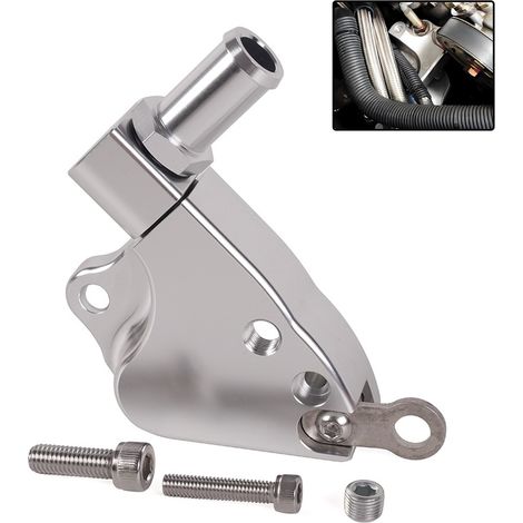 K-series intake manifold coolant exchange adapter plate for Honda Acura K20 K24 (1/5)
