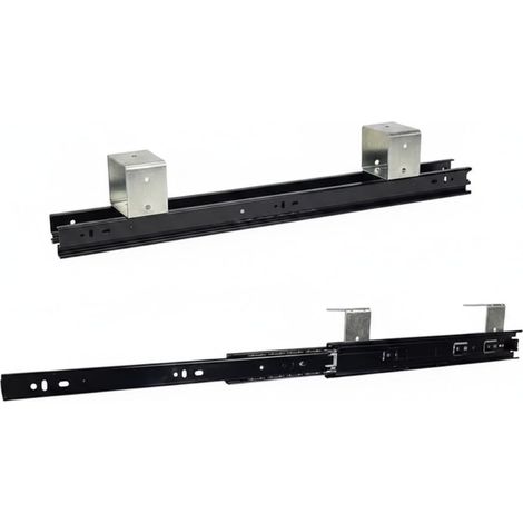 Rails de glissement en fer pour plateau clavier, 1 paire (1/5)