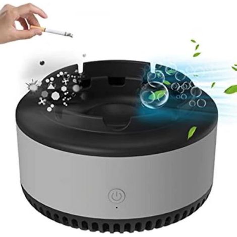Cendrier Électronique - Aspiration 360° - Purification Air - Pour Intérieur - 1 Pièce (1/4)