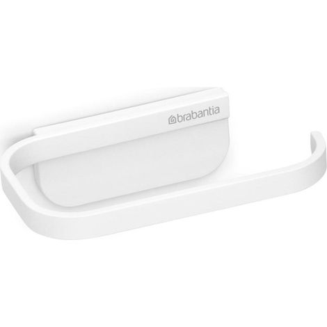 Porta papel higiénico Brabantia blanco acero inoxidable 15x5x10 cm