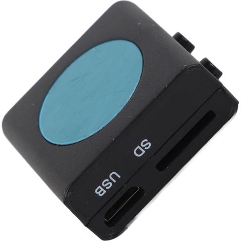 Mini caméra de sécurité 1080p avec vision nocturne, format carte, 3 x 2,8 x 1,1 cm (1/5)