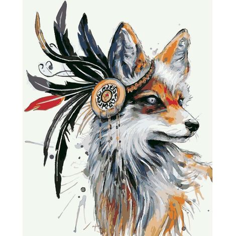 Leinwandposter fuchs - 60 x 75 cm