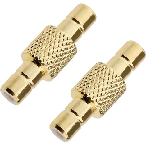 Lot de 2 adaptateurs SMB mâle vers SMB mâle - Adaptateur Droit HF 50 ohms pour antenne TV, appareils Wi-FI, câble coaxial, Radio Wi-FI (1/5)