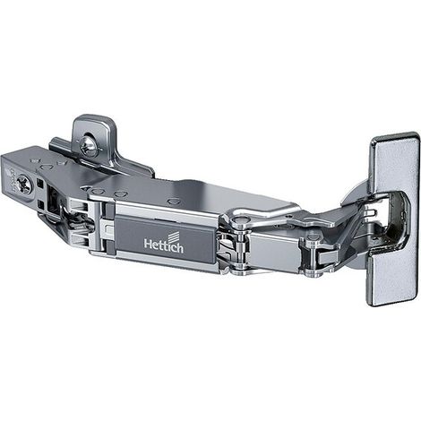Charnière sans amorti à enfoncer coudure 0 entraxe 52 165° - HETTICH