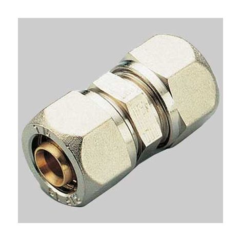 RACCORDO A COMPRESSIONE DIRITTO DOPPIO TIEMME  32 x 32     TIEMME