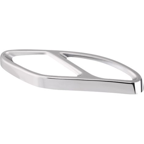 1 Paire d'embouts d'échappement chromés argent pour Mercedes Classe A W176 2016-2019 (1/5)