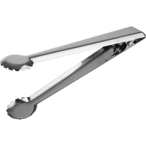 1 Pince à Glaçons Inox, Clip de Fixation, Finition Miroir, Pour Bar et Restaurant
