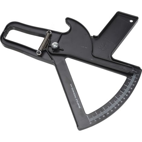 Handliches Körperfettmessgerät mit Federdesign aus ABS-Kunststoff zur Messung der Talgdicke (0–80 mm) (1/5)