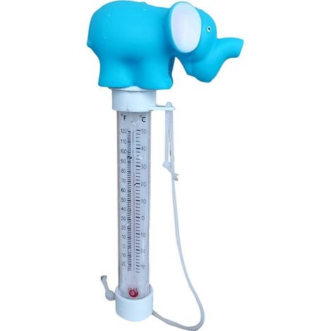 Thermomètre flottant pour piscine avec affichage lisible, flottant avec cordon thermomètre avec fil imperméable pour bains à remous, aquariums et hydromassages (1/5)