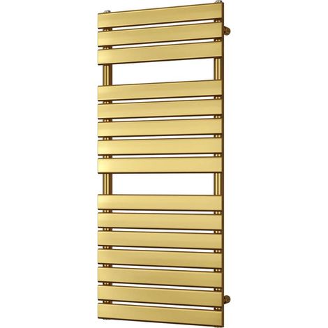 Typhoon - Brushed Brass Towel Radiator - H1156mm x W500mm (1/2)