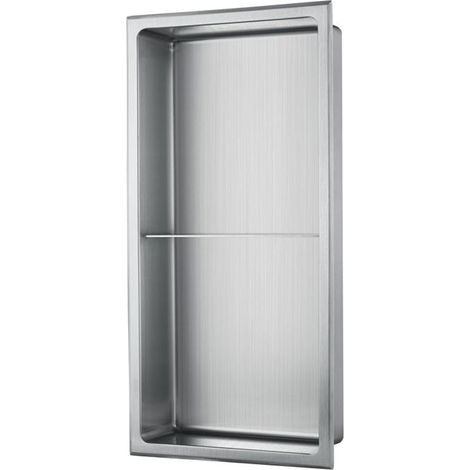Signature Shower Niche 610mm H x 305mm W - Stainless Steel (1/2)