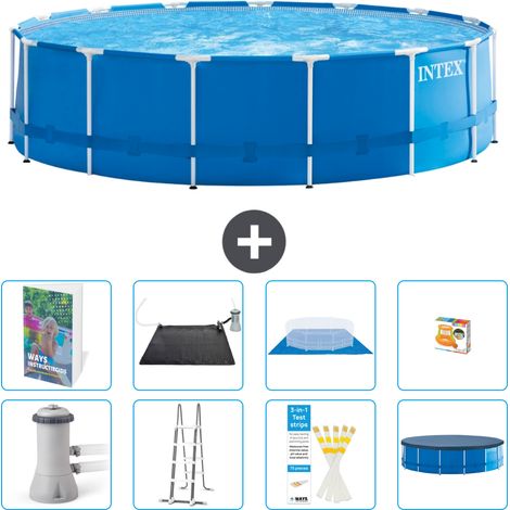 Intex Piscine Tubulaire Ronde - 457x122 cm - 9-pièces  S559