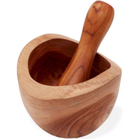 Ergo Teak Pestal & Morter Med- Vendu par 1 (1/4)