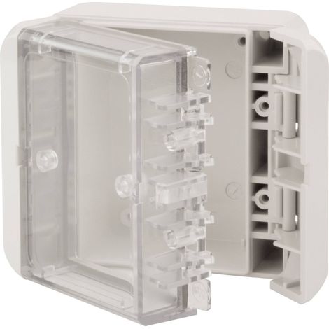 Boîtier d'extérieur Bopla Bocube B 080805 PC-V0-G-7035 96021115 gris clair (RAL 7035) 80 x 89 x 47 Polycarbonate V0 1 p (1/2)