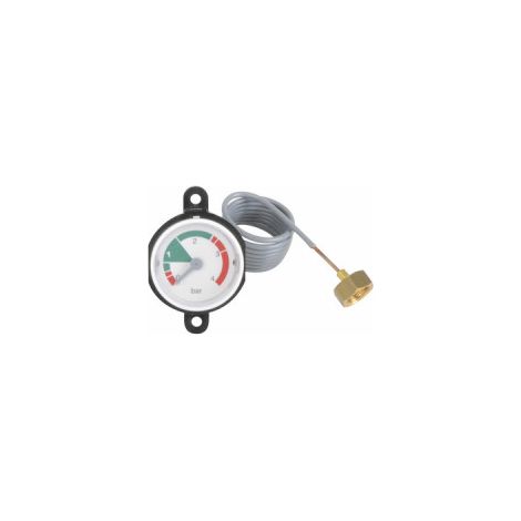 Manomètre avec support - DE DIETRICH CHAPPEE : JJJ009951830 (1/4)