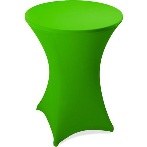 Stehtischhusse Stretch Stehtisch Ø 60 70 80 cm Husse Tisch Hussen Bistrotisch 80cm Ø / Apfelgrün