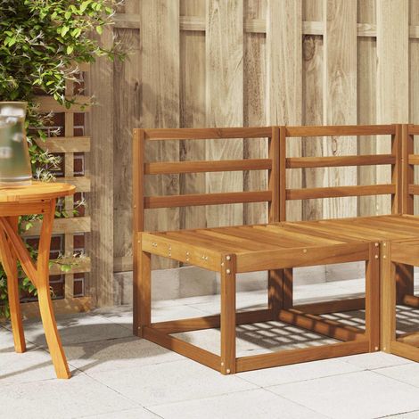 vidaXL Schienale Marrone 59 x 4 x 73 cm Legno di Acacia Massello (1/5)