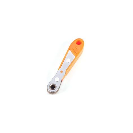 Mini chiave a cricchetto magnetica bidirezionale da 1/4" (6,35 mm) con cacciavite e punta da trapano (1 pezzo) - Crezuo