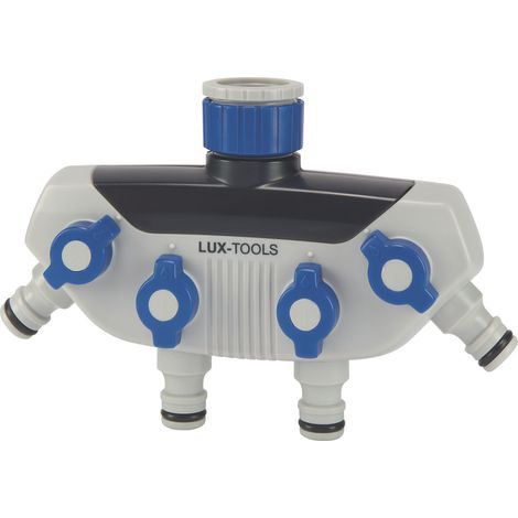 LUX TOOLS - ALIMENTAZIONE QUADRUPLA CONVALVOLA LUX COMFORT PER RUBINETTO DA 3/4
