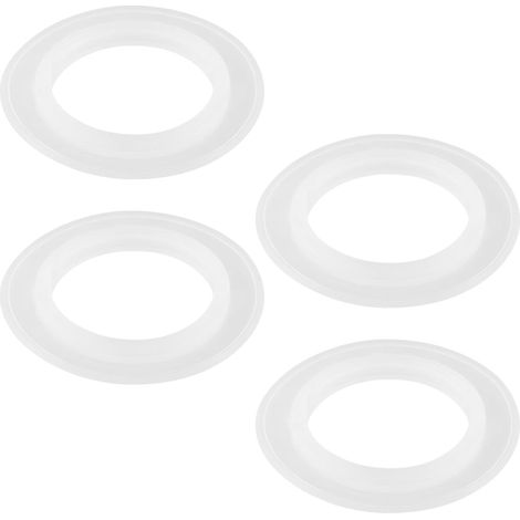 4 Pièces Joints D'Étanchéité de Bouchon de Vidange D'Évier, 41x26 mm Anneaux en Silicone Universels, Raccord pour Bouchon Pop-Up d'Évier ou Baignoire (1/5)