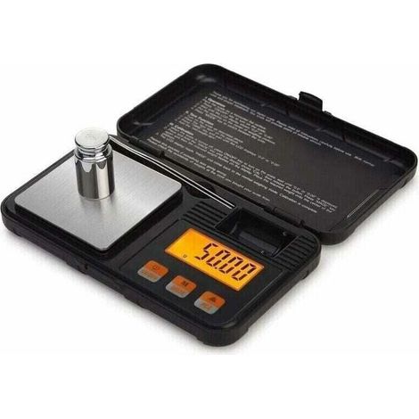 Balance De Cuisine Numérique De Précision, XU, 50g/0.001g, Avec Étalonnage 50g, Pince À Épiler, Fonction Tare, LCD Rétroéclairé - KZQ (1/4)
