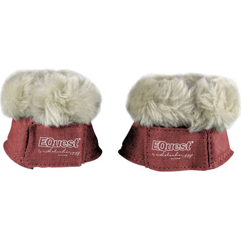EQuest Hufglocke Melange speziell für Mini-Shettys, 2er Set - Bordeaux (1/3)