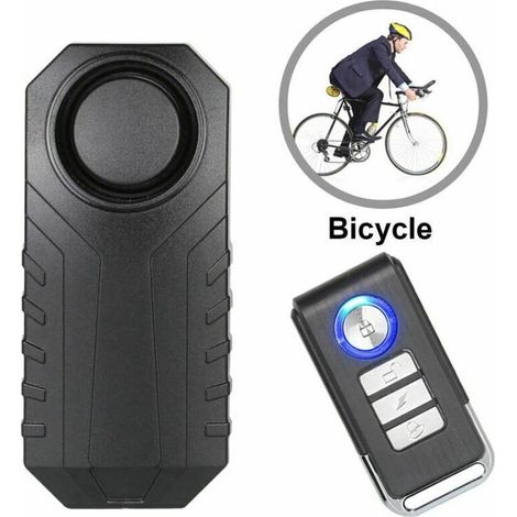 Alarme De Vélo, Antivol Pour Véhicules Moto Avec Télécommande, 113 Db Super Loud (Pack De 1)